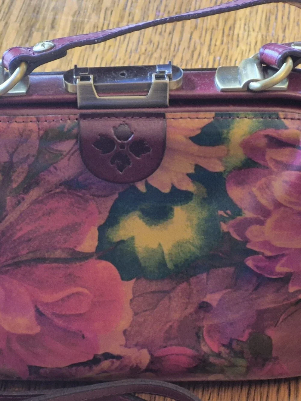 Patricia Nash 11x8 Floral Print Women's Satchel, Hand Bag, Crossbody, Purse